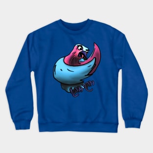 Colorful Cartoon Bird 1 Crewneck Sweatshirt